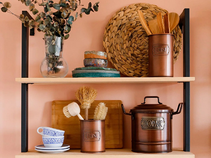 Copper Kitchen Storage Box