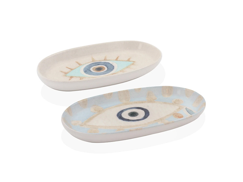 Amulet Series Oval Platters, Set of 2
