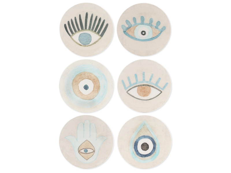 Amulet Series Side Plates, Set of 6